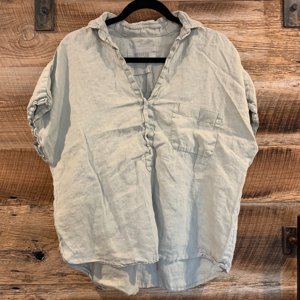 EUC - Grayson - The Artist Button Down - Taupe - 02 (S)